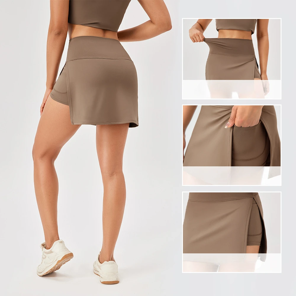 Yoga Fitness Dress - 2 in 1 Quick-dry Yoga Skirt