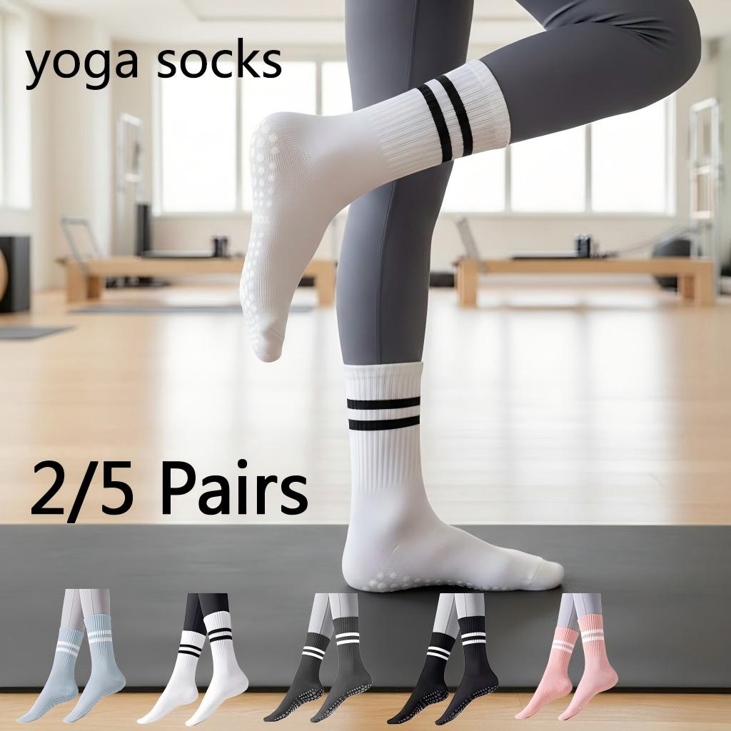 Women Non Slip Yoga Socks, Gri - огляд і ціна Yoga Fitness Pilates