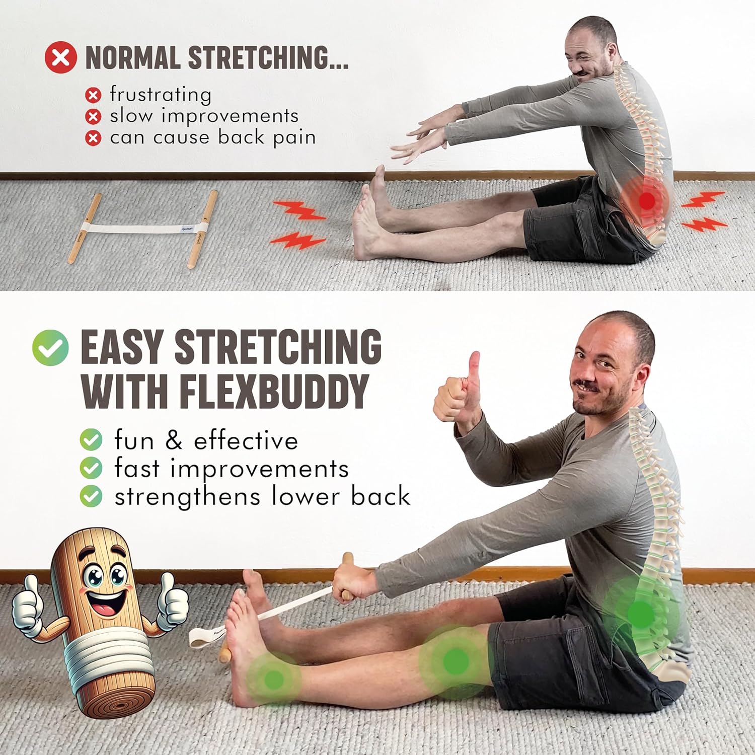 Hamstring Stretcher Adjustable - огляд і ціна Yoga In Fitness