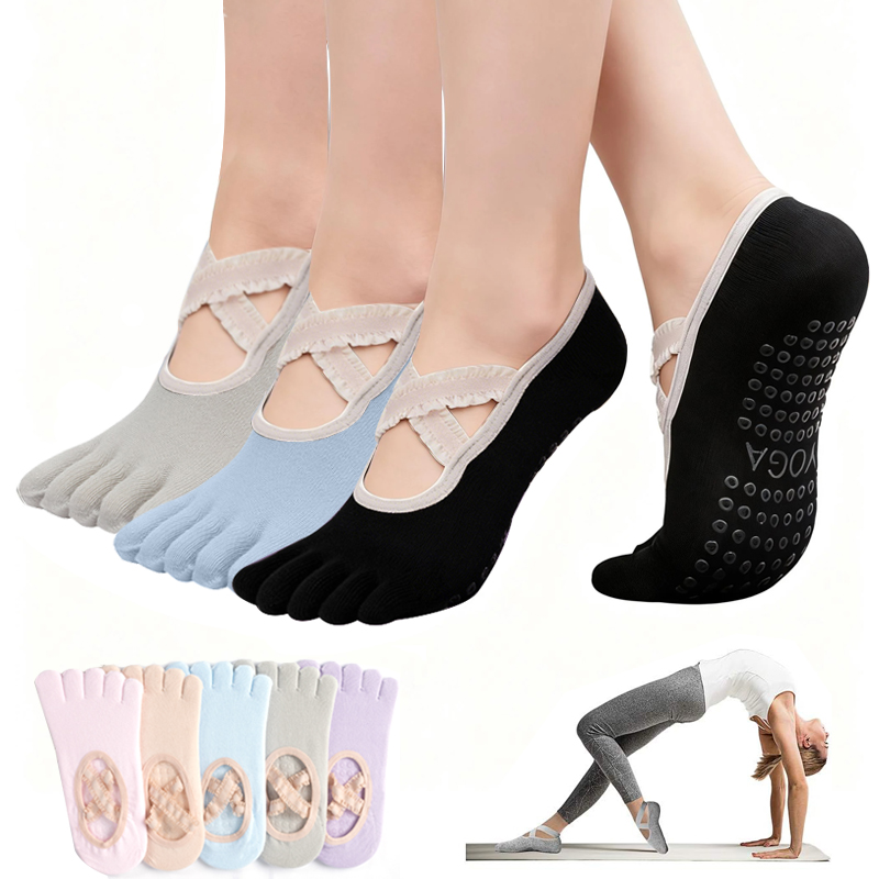 Ladies Non-Slip Pilates Socks  - огляд і ціна Yoga Fitness Pilates