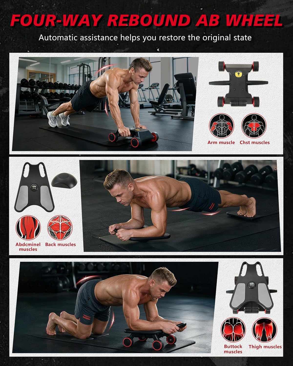 Ab Roller Wheel, Ab Roller, Up - огляд і ціна Ab Wheel Roller