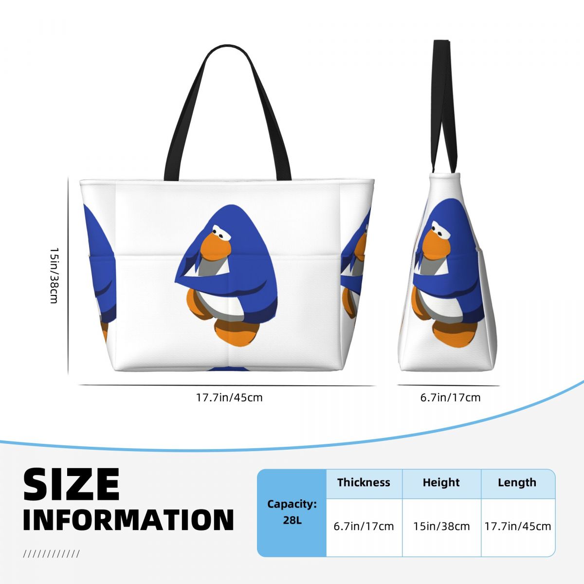 Club Penguin BOI Beach Tote Ba - огляд і ціна Yoga Fitness Club